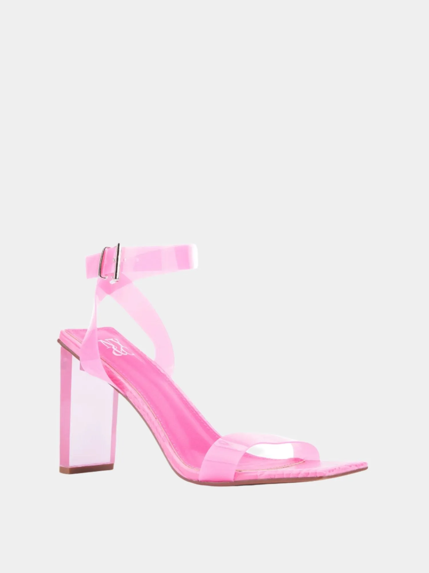 Lucite Single-Band Heel